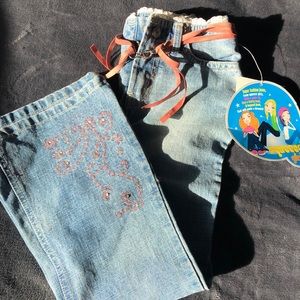 Squeeze Girls Jeans 6x glitter detail